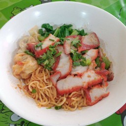บะหมี่เกี๊ยวหมูแดง(แห้ง)