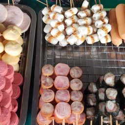 ปูอัดห่อสาหร่าย+หมึกหลอดทอด+กุ้งพันสาหร่าย