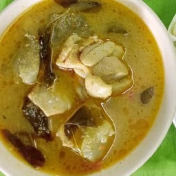 แกงเขียวหวานไก่ฟัก