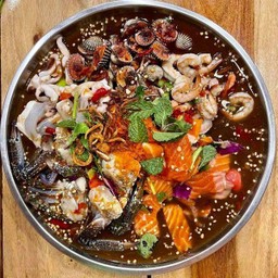 ตำละเบ๋อ(ยำปลาร้า)