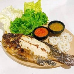 อาฉีปลาเผา บ่อนไก่