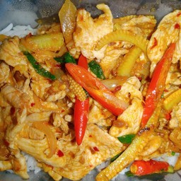 ข้าว พริกเผาหมู