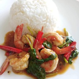 กระเพรากุ้ง