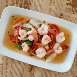 ยำกุ้งสด