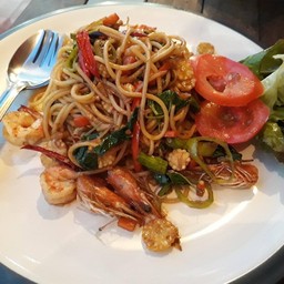 Spicy Seafood Spaghetti