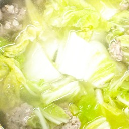 ต้มจืดผักกาดขาวหมูสับ