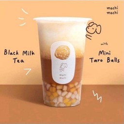 Black Milk Tea Mini Taro Balls