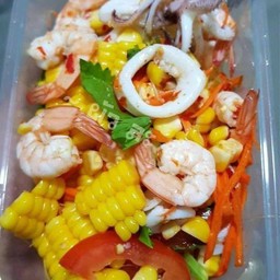 ตำไทยข้าวโพดทะเล