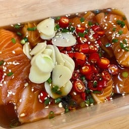 แซลมอนดองซีอิ๊ว