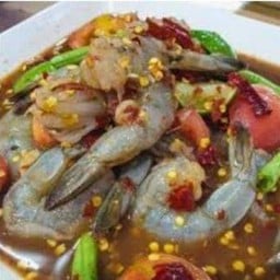 ส้มตำป้าแต ไก่เขย่า เฟรนช์ฟรายส์