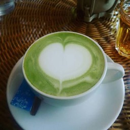 ชาเขียวนม ร้อน