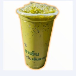 ชาเขียวนม - เย็น