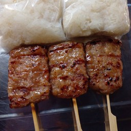 ไก่ย่างนมสด ข้าวเหนียว ชุด