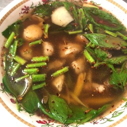 ต้มแซ่บกระดูกหมู ชาม