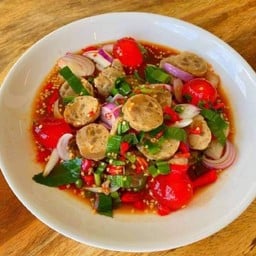 ยำนัวร์หมูยอไข่แดงเค็ม