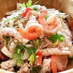 🥗🦞อร่อยมากแม่🍝🍣( ยำโครตแซ่บ,ซาซึมิ,ข้าวผัดโครตบึ๊ม ) หนองแขม