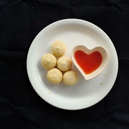 เต้าหู้เนื้อปลาไส้เห็ดหอม( Fish tofu puff mushrooms)