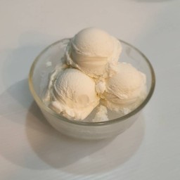ไอศครีมกะทิไม่ใส่เครื่อง(ใส่ถ้วย)