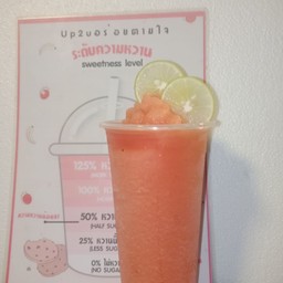 แตงโมสดมะนาวน้ำผึ้ง