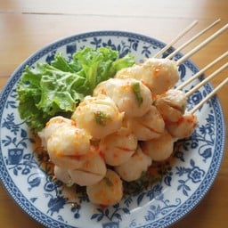 ลูกชิ้นเนื้อหมูล้วน 3 ไม้