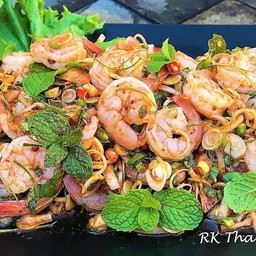 ลาบกุ้งพล่า