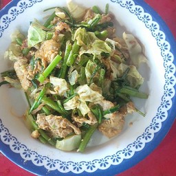 สุกี้แห้งหมู