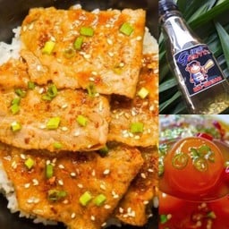 ดื่มโฮมเมด + ข้าวเนื้อลาวามิโซะ ไข่ดอง