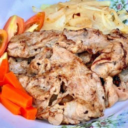 หมูย่างปังจัง