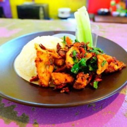 กะเพราพริกแห้ง.ข้าวยำไก่แซบ วัยรุ่นทำกิน