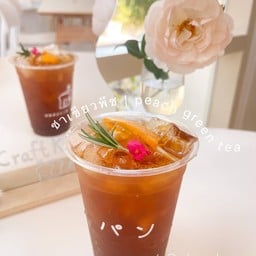 ชาเขียวพีช