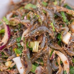 สะดุ้งกุ้งเต้น  ยำกุ้งเต้น เขาตาโล