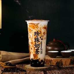 นมสดบราวน์ซูการ์ฟรีท้อปปิ้ง(เมนูบราวน์ซูการ์จะหวานนะค่ะ)