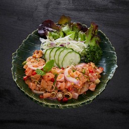 ก้อยปลาแซลมอน