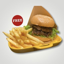 [โปรโมชั่น] ดับเบิ้ลเนื้อวัวชีส ฟรี เฟรนฟรายส์ไซส์ S รวมชีสแล้ว