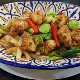 สะตอผัดเนื้อปูกะปิที่เล็ก