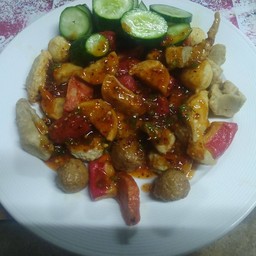 ทอดรวมไม่เอาลูกชิ้หมูชุดละ