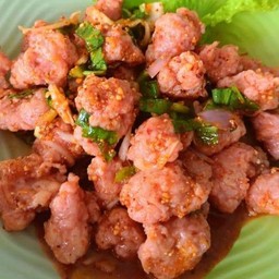 ลาบหมูเด้ง