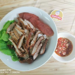 ข้าวหน้าหมูย่างกุนเชียง