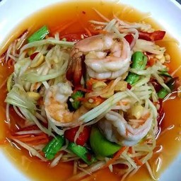 ตำกุ้งสุก