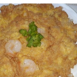 ข้าวไข่เจียว(กุ้ง-เนื้อ)สับ