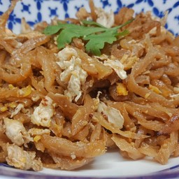 หัวไชโป้หวานผัดไข่