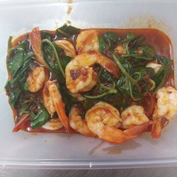 ผัดพริกเผาเป็นกับ