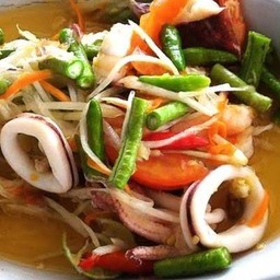 ตำปลาหมึก