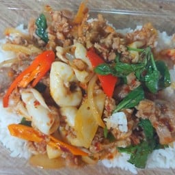 ผัดพริกเผา(กับข้าว)