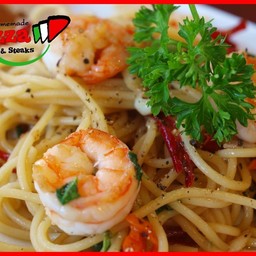 สปาเก็ตตี้ผัดขี้เมากุ้ง