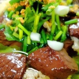 เกาเหลาเลือดหมู หมูสับลูกหมูตุ๋น