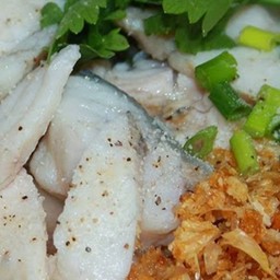 ข้าวต้มปลากระพง