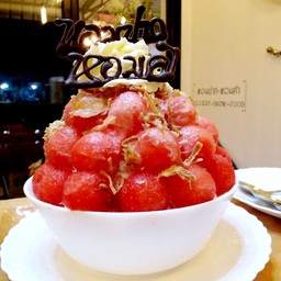 บิงซูปลาแห้งแตงโม  -  Bingsu Watermelon