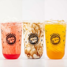 By2Get1 ซื้อนมสดบราวซูการ์กับนมสดสตรอเบอรี่แถมชาพีชฟรี1แก้ว