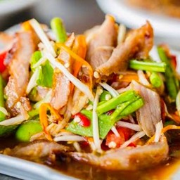ตำคอหมู